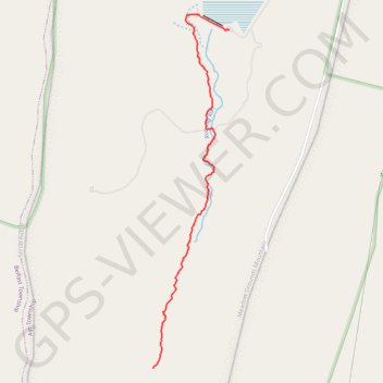 Jarret Falls Trail trail, distance, elevation, map, profile, GPS track