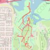Washington Park North Arboretum Ramble trail, distance, elevation, map, profile, GPS track