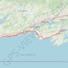 Cobourg - Adolphustown trail, distance, elevation, map, profile, GPS track