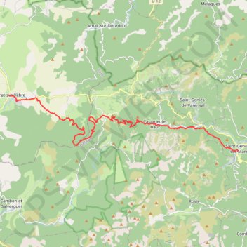 Vt10_stgervais_murat trail, distance, elevation, map, profile, GPS track