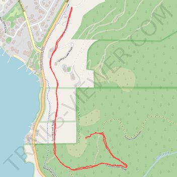 Monkey Rock Trail trail, distance, elevation, map, profile, GPS track
