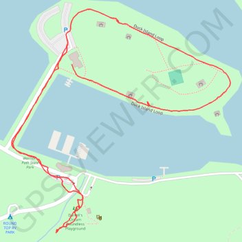 Duck Island trail, distance, elevation, map, profile, GPS track