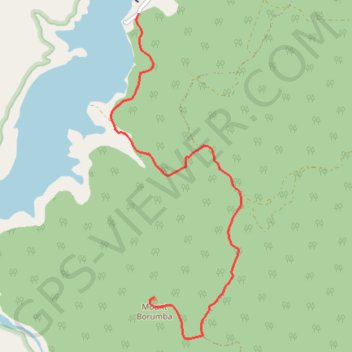 Borumba Dam - Mount Borumba trail, distance, elevation, map, profile, GPS track