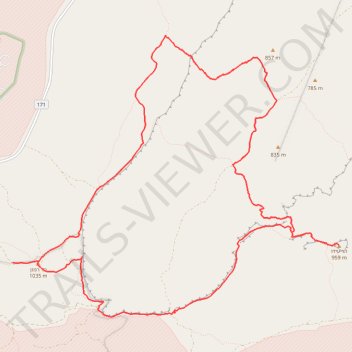 Mount Ramon and Mount Ido trail, distance, elevation, map, profile, GPS track