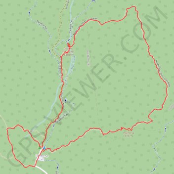 Moon Valley Rim Circuit Walk - Poimena trail, distance, elevation, map, profile, GPS track