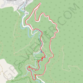 Vucjanka-The best canyon trail trail, distance, elevation, map, profile, GPS track