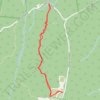 Denison Hill to Green Falls Pond trail, distance, elevation, map, profile, GPS track