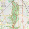 Rock Creek Park Loop via Western Ridge Trail and Valley Trail trail, distance, elevation, map, profile, GPS track