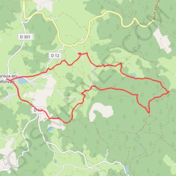 Le maquis Bernard trail, distance, elevation, map, profile, GPS track