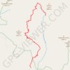 Anderson Trail, Fourmile Falls area trail, distance, elevation, map, profile, GPS track