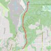 Crystal Falls trail, distance, elevation, map, profile, GPS track