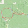 Silver Falls trail, distance, elevation, map, profile, GPS track