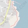 Footpath trail, distance, elevation, map, profile, GPS track