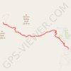 Window Trail in Big Bend National Park trail, distance, elevation, map, profile, GPS track