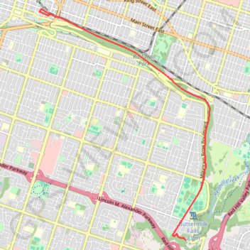Escarpment Rail Trail trail, distance, elevation, map, profile, GPS track