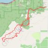 Post Canyon trail, distance, elevation, map, profile, GPS track