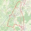 GPX Download: Voie des Vignes à vélo – Volnay Rondje vanuit Santenay-les-Bains trail, distance, elevation, map, profile, GPS track