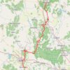 Goldfields track trail, distance, elevation, map, profile, GPS track