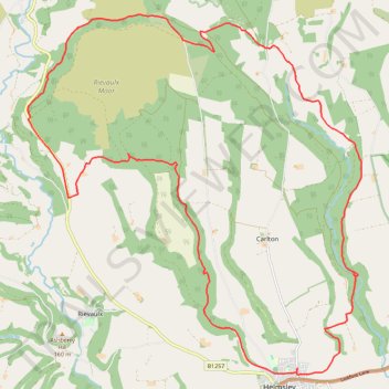 Helmsley Africa Loop trail, distance, elevation, map, profile, GPS track