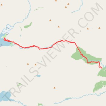 Hike from A Chùil to Sourlies trail, distance, elevation, map, profile, GPS track
