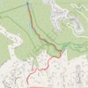 Escondido Falls trail, distance, elevation, map, profile, GPS track