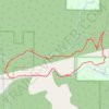 Kineo Mountain Trail, Upper Bear Creek and Seven Bridges loop hike trail, distance, elevation, map, profile, GPS track