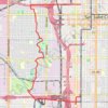 Ride from Downtown SLC to Ballpark along 200 S, JRT, and Parleys Trail trail, distance, elevation, map, profile, GPS track