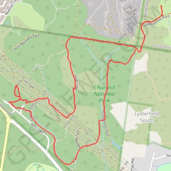 Churchill loop trail, distance, elevation, map, profile, GPS track