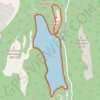 Jordan Pond Loop and South Bubble in Acadia National Park trail, distance, elevation, map, profile, GPS track