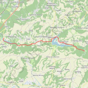 TRK000 trail, distance, elevation, map, profile, GPS track