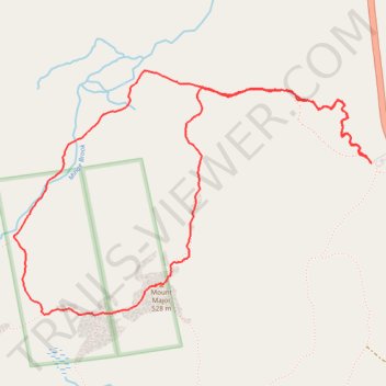 Mount Major Trail and Brook Trail Loop in Mount Major State Forest trail, distance, elevation, map, profile, GPS track