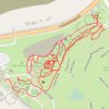 South Coast Botanic Garden trail, distance, elevation, map, profile, GPS track