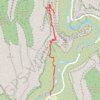 West Rim Trail to Scout Lookout in Zion National Park trail, distance, elevation, map, profile, GPS track