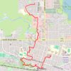 Traces enregistrées avec OSMTracker pour Android™ trail, distance, elevation, map, profile, GPS track