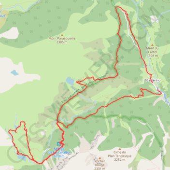 Circuit de Fontanalba trail, distance, elevation, map, profile, GPS track