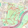 Victoria Park Run trail, distance, elevation, map, profile, GPS track