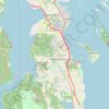 Madrona - Cordova Bay trail, distance, elevation, map, profile, GPS track