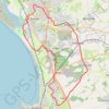 Irvine, Scotland to Troon and back trail, distance, elevation, map, profile, GPS track