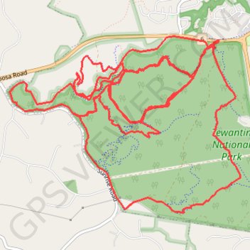 Wooroi trail, distance, elevation, map, profile, GPS track