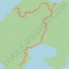 Ernie's Trail and Honeymoon Trail trail, distance, elevation, map, profile, GPS track