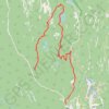 Nordic backcountry ski on Into Woods trail trail, distance, elevation, map, profile, GPS track