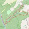 Rocky Run Loop via Creekside Trail in Brandywine Creek State Park trail, distance, elevation, map, profile, GPS track