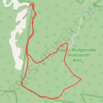 Upper Mudgeeraba Conservation Area trail, distance, elevation, map, profile, GPS track