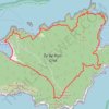 PORT-CROS, BOUCLE NORD-EST trail, distance, elevation, map, profile, GPS track