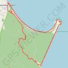 Rainbow Beach - Double Island Point trail, distance, elevation, map, profile, GPS track