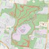 Redlands Track Park trail, distance, elevation, map, profile, GPS track