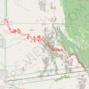 La Luz Trail in Sandia Mountain Wilderness trail, distance, elevation, map, profile, GPS track